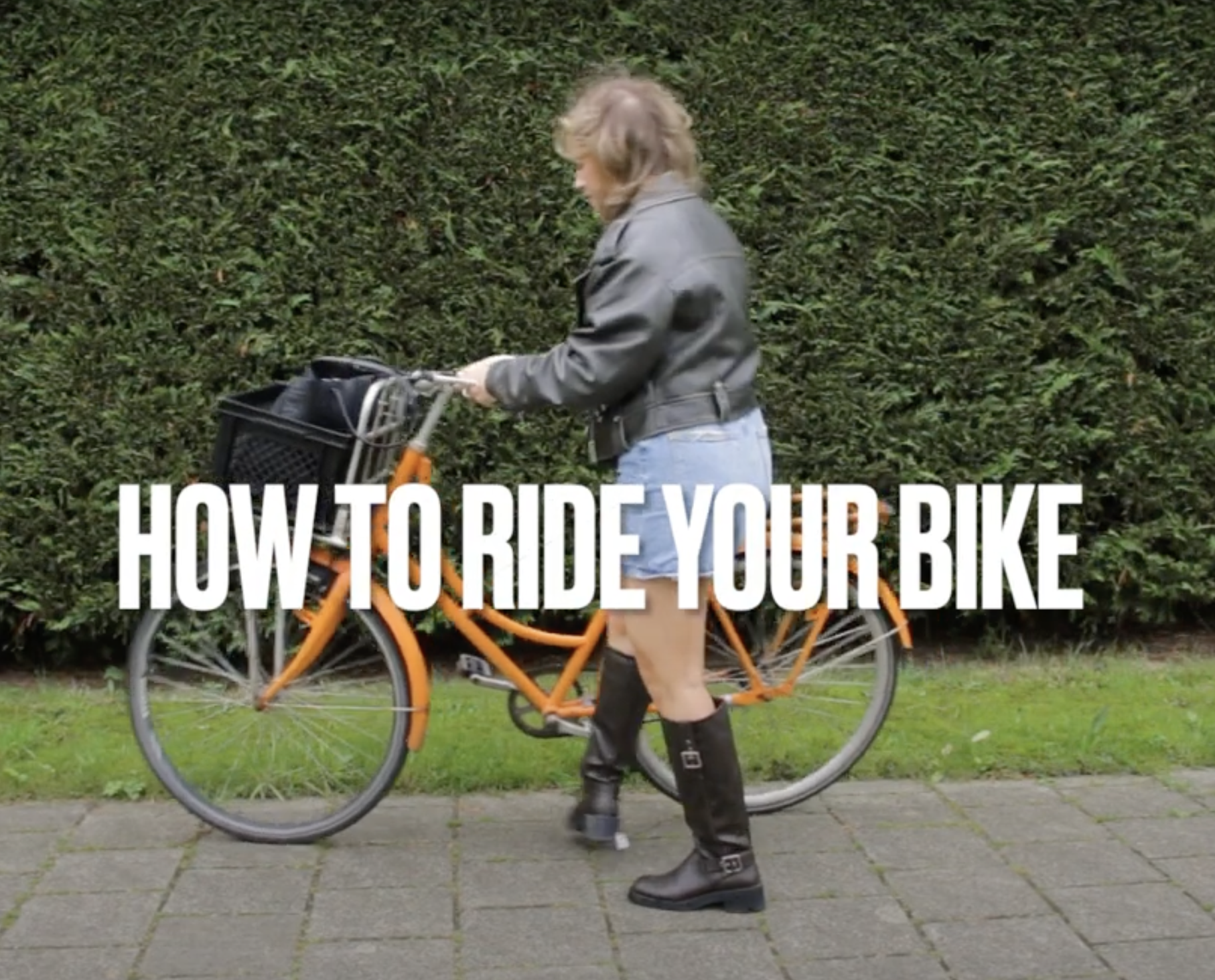 HOW TO Ride a bike BUas HUB