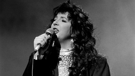 Kate Bush in the 1980's, source unkown.